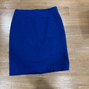 Ann Taylor Royal Blue Pencil Skirt